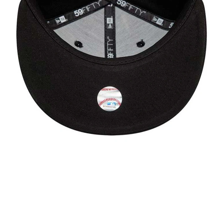 Czapka New Era 59FIFTY LA czarny fullcap z prostym daszkiem r. 8 1/4