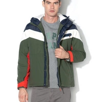 Kurtka męska Pepe Jeans Gilbert zimowa wodoodporna zielona r. L