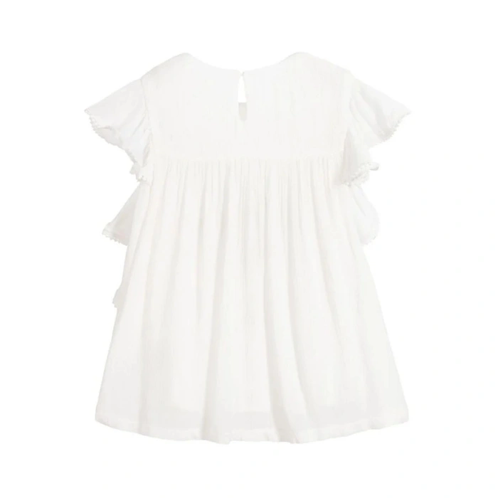 Bluzka dziewczęca MAYORAL Ivory Blouse ecru elegancka r. 157