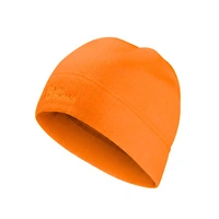 Czapka unisex Jack Wolfskin Real Stuff polarowa beanie zimowa pomarańczowa