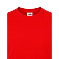 Koszulka męska Fruit of the Loom Softpun czerwona t-shirt r. S