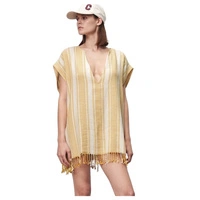 Poncho damskie Zara letnie narzutka w paski 