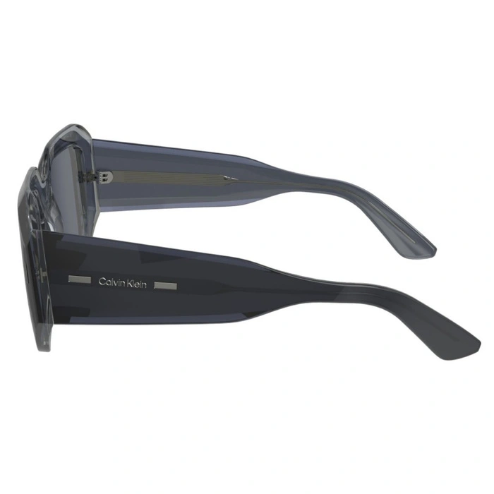 Okulary przeciwsłoneczne Calvin Klein CK23536S szare damskie kocie oczy