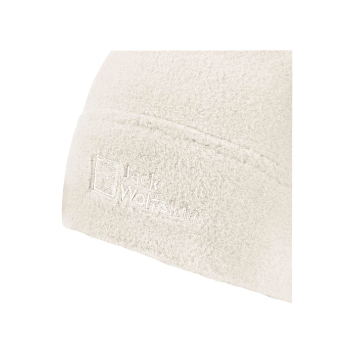 Czapka unisex Jack Wolfskin Real Stuff polarowa beanie zimowa kremowa