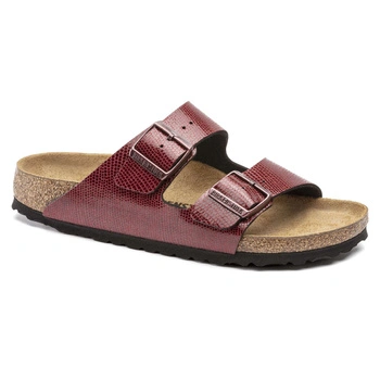 Klapki damskie Birkenstock Arizona bordowe r. 38