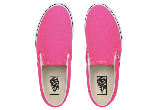 Buty unisex Vans Classic Slip-On wsuwane trampki różowe