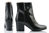 Buty damskie Yaya Velvet skórzane granatowe botki r. 37