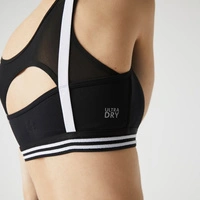 Top sportowy Lacoste Sport biustonosz treningowy czarny r. M