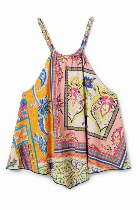 Bluzka damska Desigual Casandra kolorowy halter