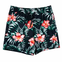 Spodenki chłopięce Tommy Hilfiger Floral kąpielowe z nadrukiem r. 128