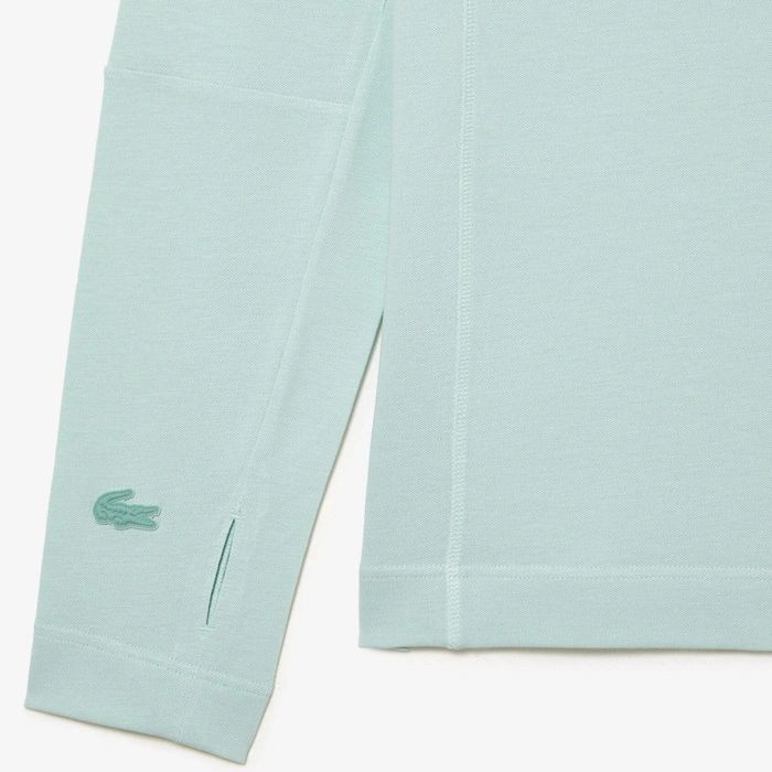 Koszulka męska Lacoste zielony longsleeve o kroju slim fit r. XS