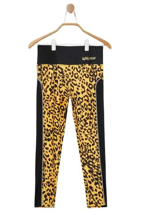 Legginsy dziewczęce Desigual Leo panterka r. 134