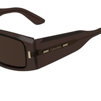 Okulary damskie Calvin Klein CK23537S 260 przeciwsłoneczne prostokątne z filtem cat. S3