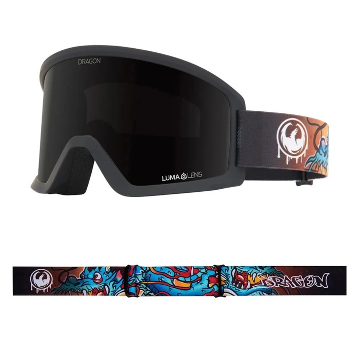 Gogle narciarskie unisex DX3 Dragonsbreath snowboardowe z filtrem S4