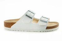 Klapki męskie Birkenstock Arizona bs regular z miękką wkładką białe r. 42