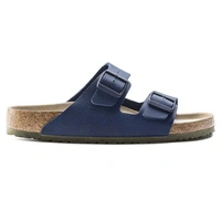 Klapki męskie Birkenstock Arizona z miękką wkładką granatowe r. 43