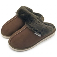 Kapcie damskie IRE SHOES ze skóry owczej naturalny kożuch futro ciepłe ręcznie szyte r. 39