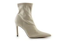 Buty damskie Zara botki skóra ekologiczna ecru r. 41