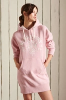 Sukienka damska Superdry Pride In Craft dresowa z kapturem r. XXS