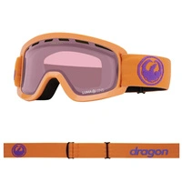 Gogle narciarskie dziecięce Dragon Lil D snowboardowe szyba S1 pomarańczowe