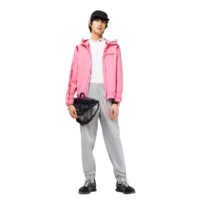 Koszulka męska Lacoste treningowa z długim rękawem biała r. XS