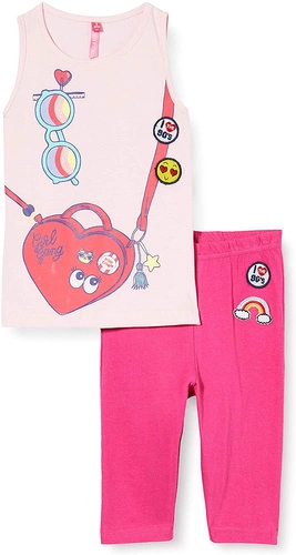 Koszulka i spodenki  dziecięca Lina Pink  Set 