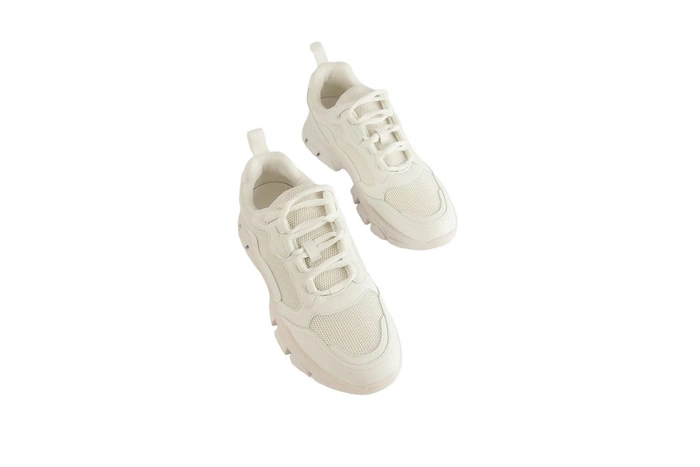 Buty damskie NA-KD Low Trekking Sneakers sportowe skórzane