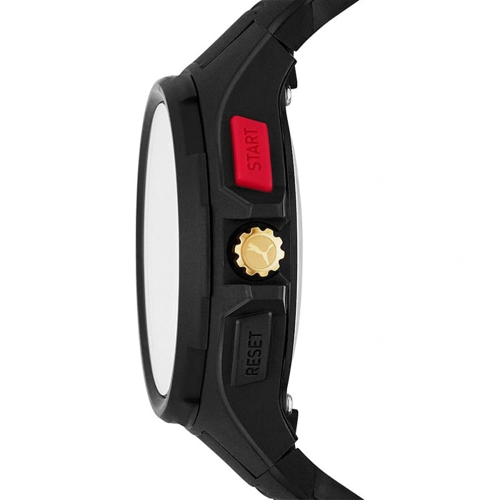Zegarek męski sportowy Puma Bold P5078 kwarcowy cyfrowo-analogowy czarny