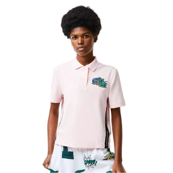 Koszulka damska Lacoste Lacoste Holiday Polo klasyczna różowa r. XS