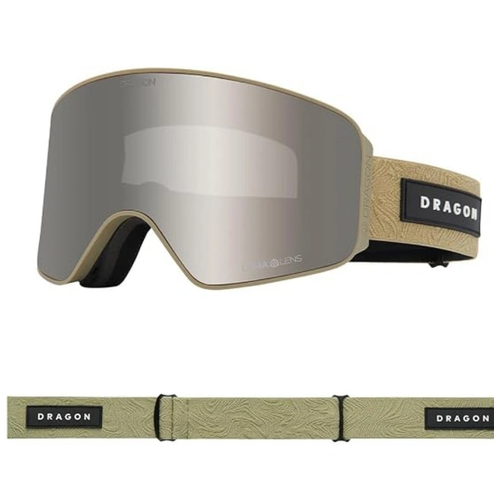 Gogle snowboardowe Dragon NFX MAG OTG Earth dwie szyby S3 + S1 unisex