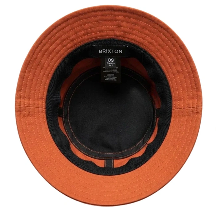 Kapelusz dziecięcy Brixton Beta Bucket Hat pomarańczowy