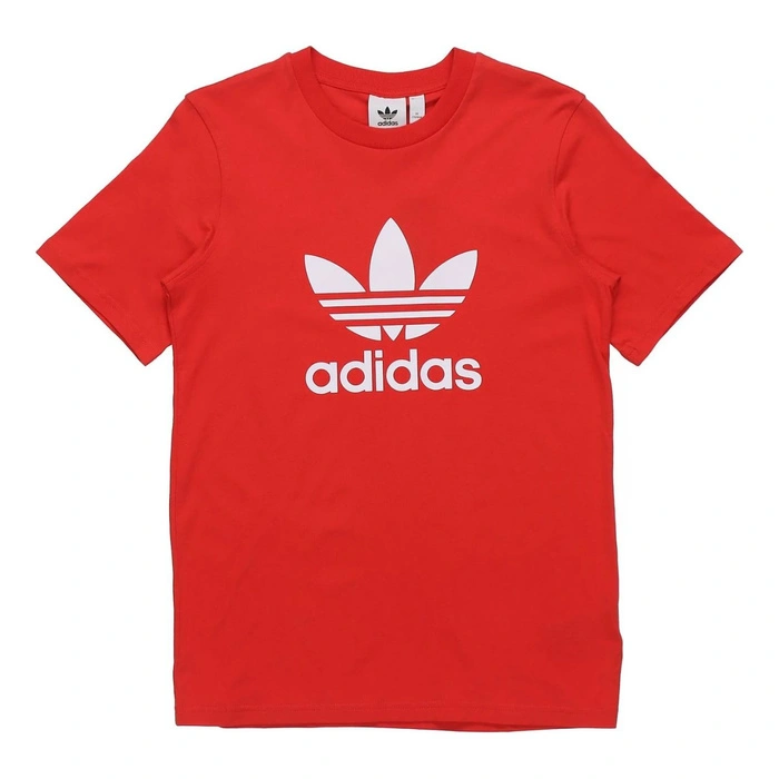Koszulka męska Adidas Trefoil t-shirt bawełniana sportowa czerwona