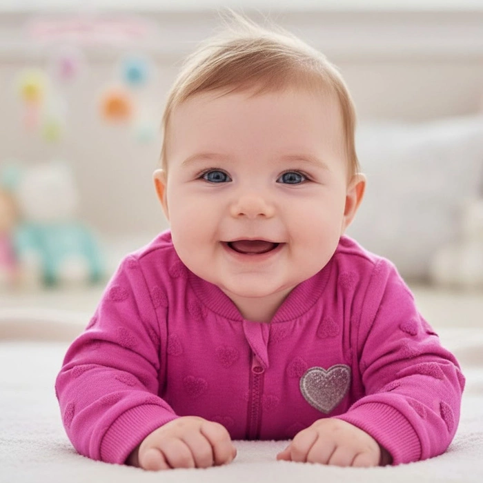 Bluza dziewczęca Chicco bawełniana różowa w serduszka r. 62