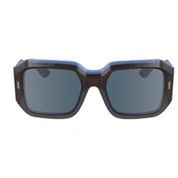 Okulary przeciwsłoneczne Calvin Klein CK23536s brązowe damskie kocie oczy