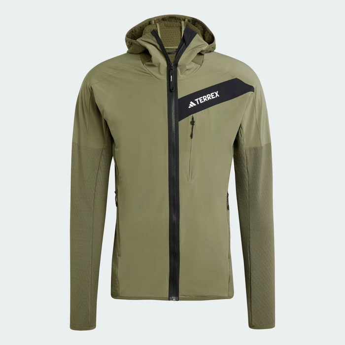 Kurtka męska Adidas Terrex Techrock Wind Fleece sportowa wiatroszczelna r. S