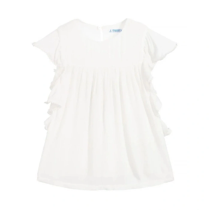 Bluzka dziewczęca MAYORAL Ivory Blouse ecru elegancka r. 157