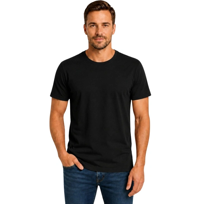 Koszulka męska Fruit of the Loom Original Full Cut czarna t-shirt r. S