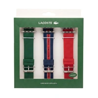 Pasek silikonowy Lacoste do zegarka Apple Watch 42/44 mm zestaw 3 szt.