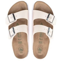 Klapki damskie Birkenstock Arizona BS birko-flor vegan jasno różowe r. 37