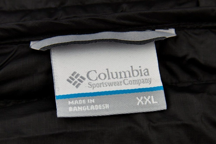 Kurtka męska Columbia Powder Pass pikowana z kapturem lekka czarna