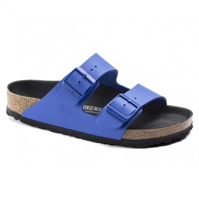 Klapki damskie Birkenstock Arizona BS birko-flor niebieskie r. 37