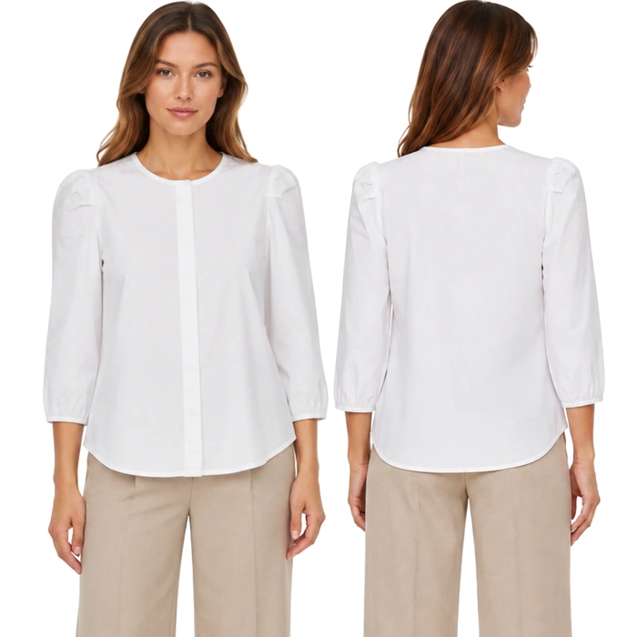 Koszula damska Aware by Vero Moda bluzka elegancka biała r. XS