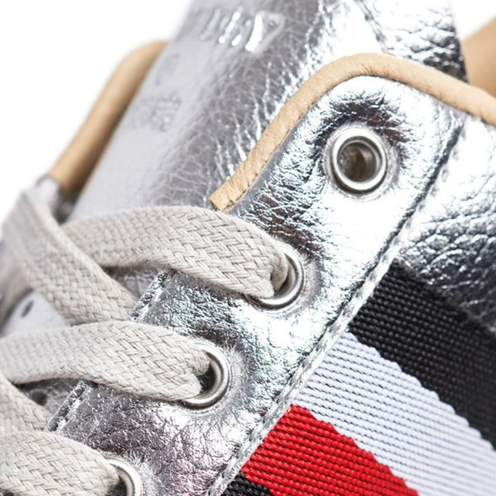 Buty damskie Superdry Vintage Tennis srebrne sneakersy r. 37