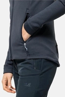 Bluza damska Jack Wolfskin  Hirschberg z kapturem trekkingowa 