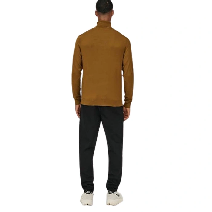 Sweter męski Only & Son Wyler Life golf z wiskozy brązowy r. XL