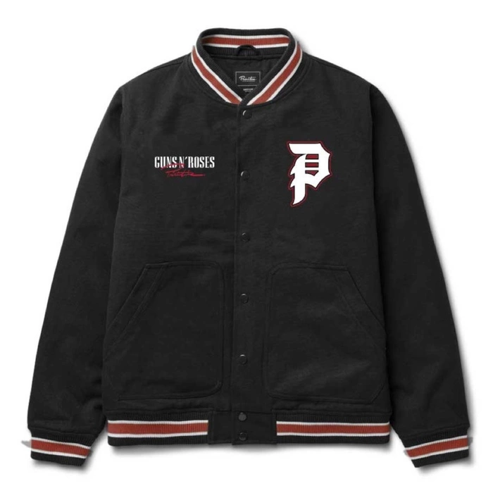 Kurtka męska Primitive x Guns N' Roses Cross Varsity bomberka czarna r. M