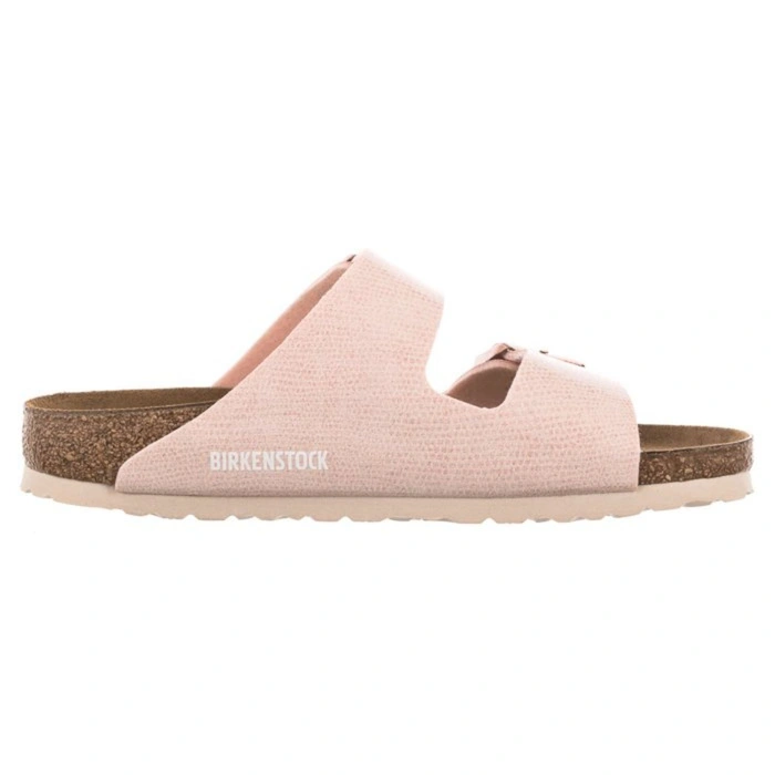Klapki damskie Birkenstock Arizona BS regular skórzane jasnoróżowe r. 42