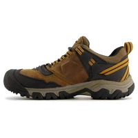 Buty męskie Keen Ridge Flex WP trekkingowe skórzane brązowe