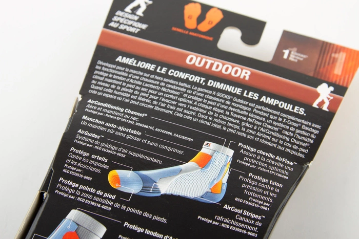 Skarpetki trekkingowe damskie X-Socks® Outdoor szare r. 39-41