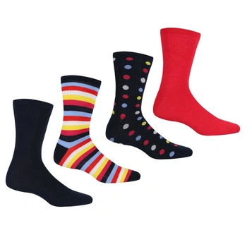 Skarpetki damskie Regatta Lifestyle zestaw 4pak kolorowe r. 39-42